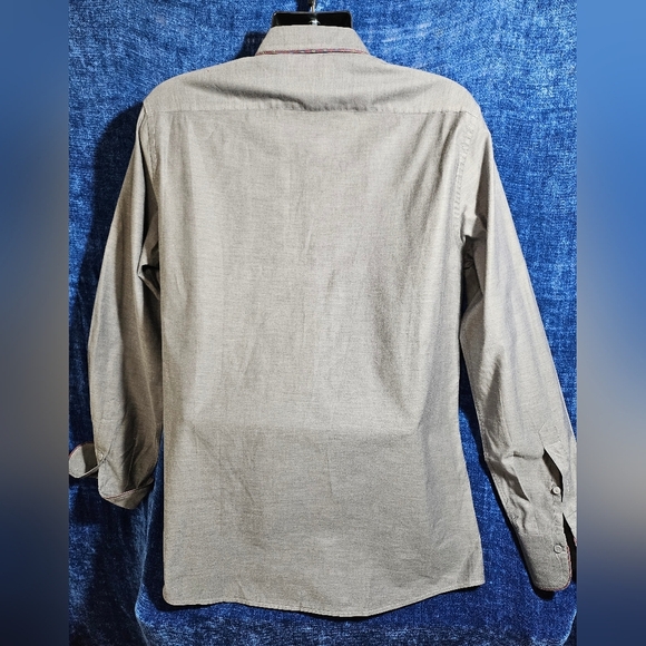 Dolce & Gabbana Men Dark Grey Shirt Small 42 16 1/2 - Picture 5 of 9